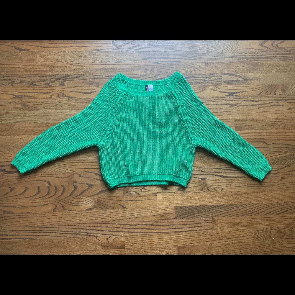 H&M Green Sweater